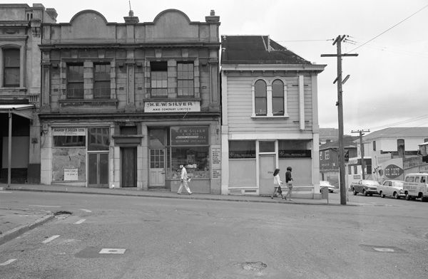 [Corner of Tory Street, with Jessie Street at right, Wellington]